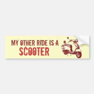 Mijn andere rit is een SCOOTER Bumpersticker