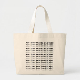 Mijn andere tas is een Birkin. Tas voor winkelen