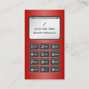 Mijn andere telefoon - Rode Visitekaartjes