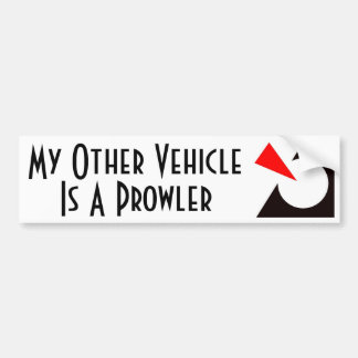 Mijn andere voertuig is een propler bumpersticker