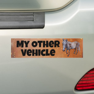 Mijn andere voertuig paard bumpersticker
