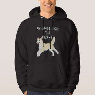 Mijn andere vorm is een husky blond hoodie