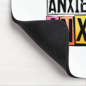 Mijn angst heeft een leuk bewustzijn van geestelij muismat (Hoek)