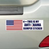 Mijn Anti-Obama Bumpersticker (Op auto)