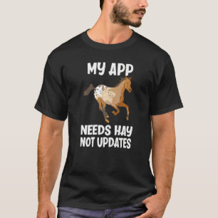 Mijn app heeft hooi nodig, geen updates Grappig Ap T-shirt