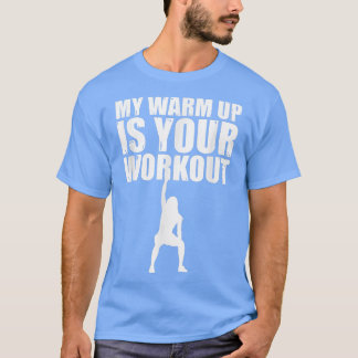 Mijn arm omhoog is je werkout Sarcastic Fitness Mo T-shirt