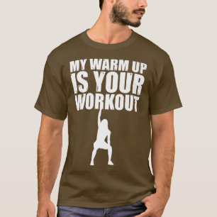 Mijn arm omhoog is je werkout Sarcastic Fitness Mo T-shirt