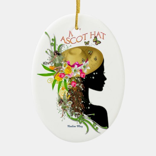 Mijn Ascot Pet Keramisch Ornament (Voorkant)