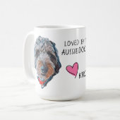 MIJN AUSSIEDOODLE VERLIES KOFFIEMOK (Voorkant links)