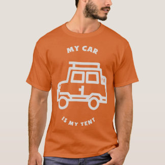 Mijn auto is mijn autokampeer cadeau t-shirt