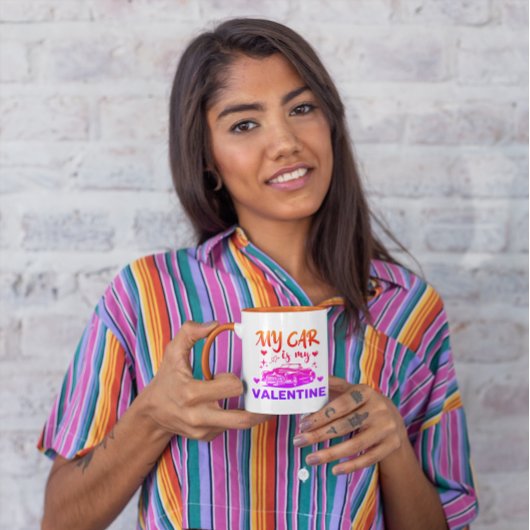 Mijn auto is mijn Valentijn koffie Mok