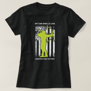 Mijn auto ruikt naar pijlen Boogschieten Mom T-shirt