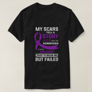Mijn auto's vertellen een verhaal over epilepsie t-shirt