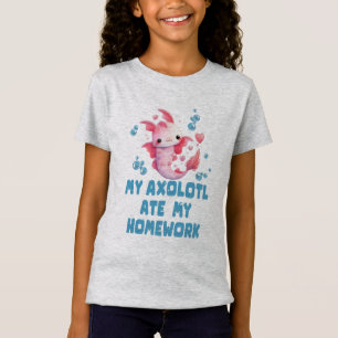 Mijn Axolotl Ate Mijn thuiswerk T-shirt