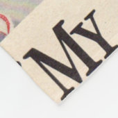 Mijn baan is een picknick fleece deken (Hoek)