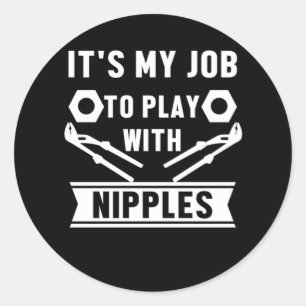 Mijn baanspel met snotboardcadeaus van de plukker ronde sticker