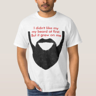 Mijn baard groet me aan t-shirt