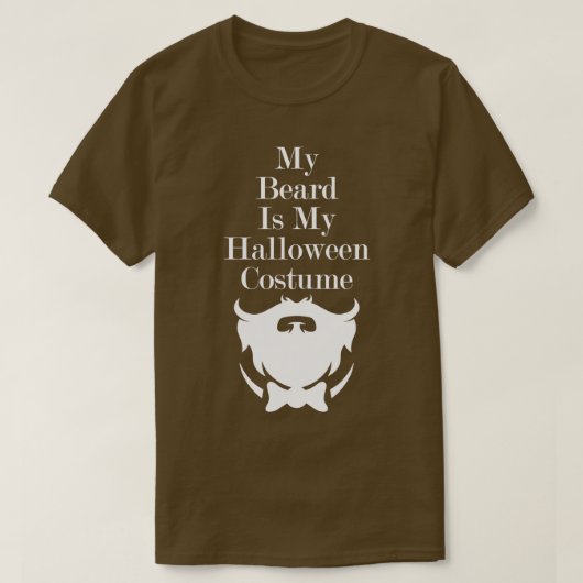 Mijn baard is mijn Halloween Costume Essential TSh T-shirt (Design voorkant)
