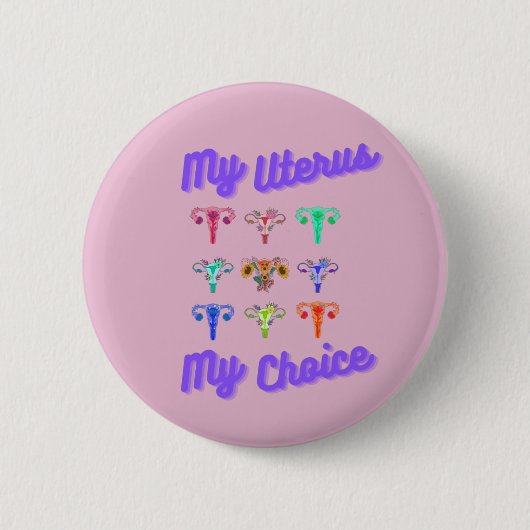 Mijn baarmoeder Mijn Button (Voorkant)