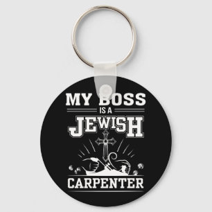 Mijn baas is joodse timmerman sleutelhanger