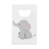 Mijn Baby Elephant Kredietkaart Flessenopener (Achterkant)