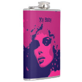 Mijn Baby Retro Vinyl Wrapped Kolf Heupfles (Rechts)