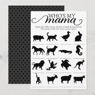 Mijn Baby shower van je moeder is actief Kaart