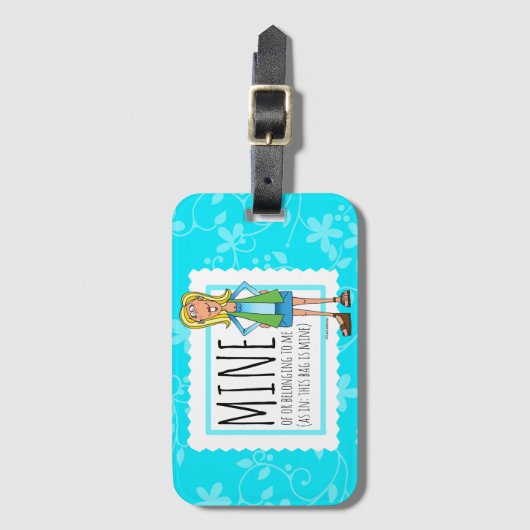 mijn bagagelabel (Voorkant (verticaal))