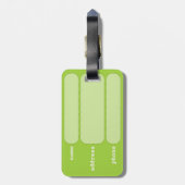 Mijn Bagagelabel (Achterkant verticaal)