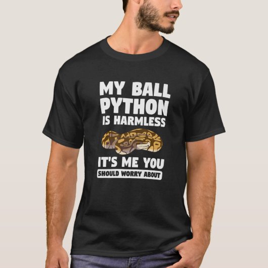 Mijn bal Python is onschuldig... het is mij dat je T-shirt (Voorkant)