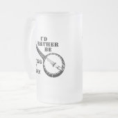 Mijn banjo afspelen matglas bierpul (Voorkant links)