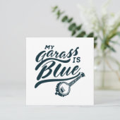 Mijn banjo is blauw (Staand voorkant)