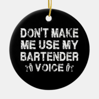 MIJN BARTENDERSTEM KERAMISCH ORNAMENT