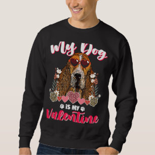 Mijn Basset Hound Dog is mijn Valentijn Trui