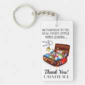 Mijn Beach House Sleutelhangers - zie beide kanten (Voorkant)