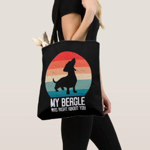 Mijn Beagle had gelijk over je Beagle Pet Dog Retr Draagtas