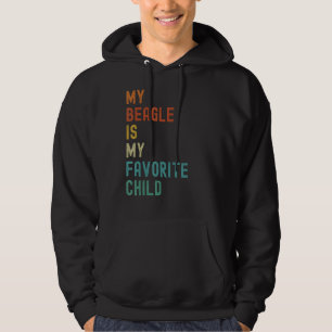 Mijn Beagle is mijn favoriet. Kind Grappige Hond L Hoodie