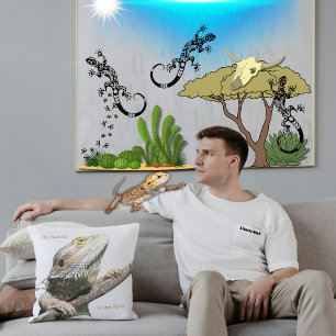 Mijn Beardie is mijn beste Sierkussen