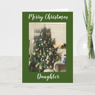 MIJN BEAUTIFUTE DAUGHTER MAAKT CHRISTMAS MERRIER C KAART