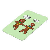 Mijn been Hurts Gingerbrood Cookie in het Frans Magneet (Linkerzijde)