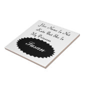 MIJN BEGINSELTITEL TEGELTJE (Zijkant)