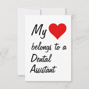 Mijn Behoort Bij Een Tandartsassistente Kaart