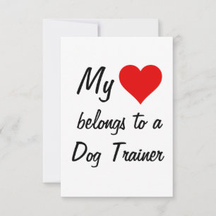 Mijn behoort tot een Kaart van de Dog Trainer