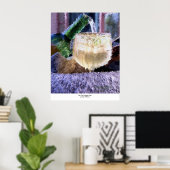 Mijn bek loopt over poster (Thuiskantoor)