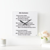 Mijn Bekentenis Vierkante Klok (Huis)