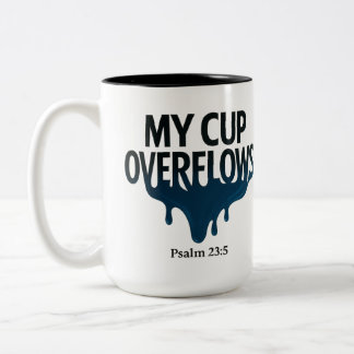 Mijn beker loopt over Psalm 23:5 Mok