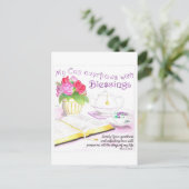 Mijn beker overloopt Inspirerend Briefkaart (Staand voorkant)