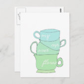 mijn bekeroverloopafbeelding mok psalm 23 briefkaart (Voorkant / Achterkant)