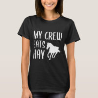 Mijn bemanning eet een haard voor een paardenmeisj