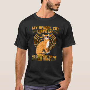 Mijn bengaals kat houdt van mij die geeft wat iede t-shirt